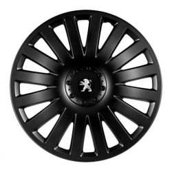 Capace roată pentru Peugeot (logo vechi) 15 Smart black