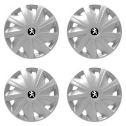 Capacele roților pentru Peugeot (logo mai vechi) pentru furgonetele 15 Craft silver