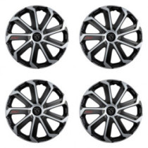 Capace pentru Peugeot (logo nou) 14 Evo black&silver