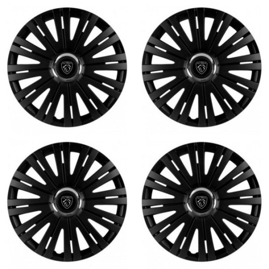 Capace pentru Peugeot (logo nou) 14 ACTIVE RC BLACK