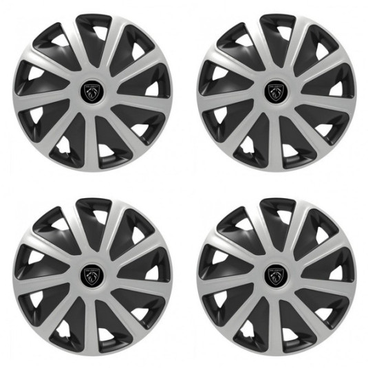 Spoilere pentru Peugeot (logo nou) pentru furgonete 15 Craft silver and black