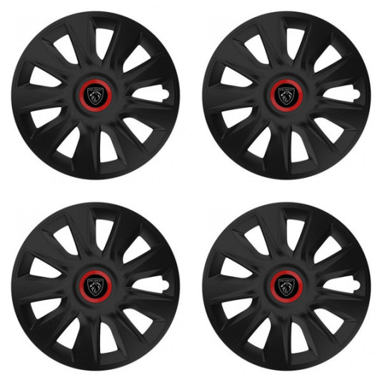 Burduri pentru Peugeot (logo nou) 16 STRATOS RR negru