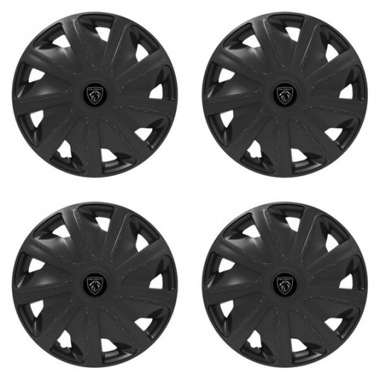 Capacele butucului pentru Peugeot (logo nou) pentru furgonete 16 Craft black