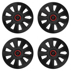 Capace roată pentru Peugeot (logo nou) 17 STRATOS RR black
