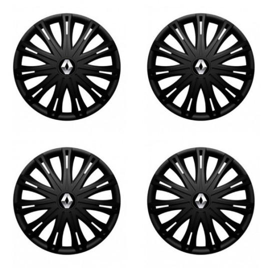 Capace pentru Renault (logo vechi) 14 SPARK BLACK1