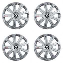 Capace pentru Renault (logo vechi) 15 Evo silver