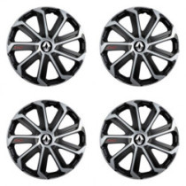Capace pentru Renault (logo vechi) 15 Evo black&silver