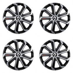 Capace pentru Renault (logo vechi) 15 Evo black&silver