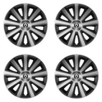 Capace pentru Renault (logo vechi) 16 Aviator carbon silver&black