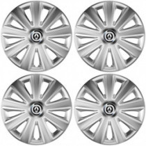 Capace roți pentru Renault (logo mai vechi) 16 Aviator carbon RC 16 silver