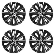 Capace pentru Renault (logo mai vechi) 16 RAPIDE silver and black
