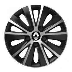Capace pentru Renault (logo mai vechi) 16 RAPIDE silver and black