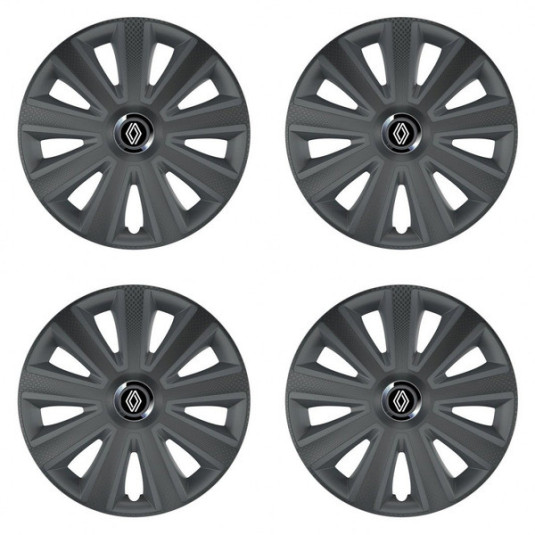 Capace pentru Renault (logo nou) 14 Aviator carbon RC grafit
