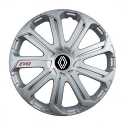 Capacele pentru Renault (logo nou) 16 Evo silver