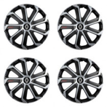 Capace pentru Renault (logo nou) 16 Evo black&silver