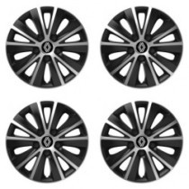 Capace pentru Renault (logo nou) 16 RAPIDE silver and black
