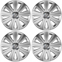 Capace pentru VW (negre) 14 Aviator carbon RC silver