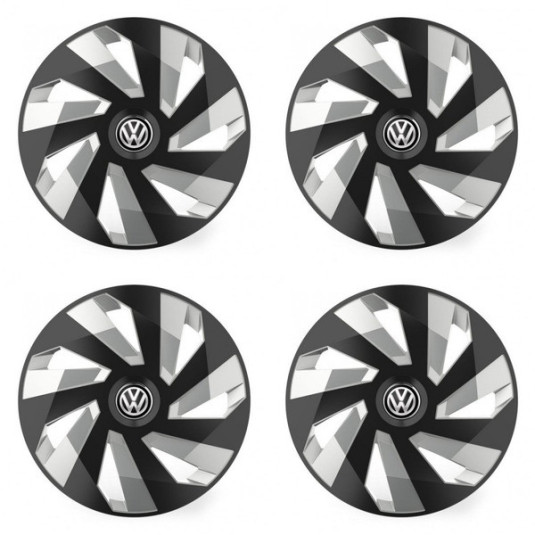 Capace pentru VW (negru) 14 Vector RC black and silver