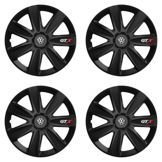 Capace roți pentru VW (negre) 14 GTX CARBON black
