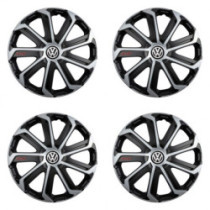 Capace pentru VW (negre) 15 Evo black&silver