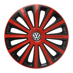 Capace pentru VW (negre) 15 TREND roșu și negru