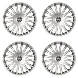 Capace pentru VW (negru) 15 CRYSTAL silver
