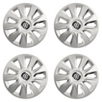 Capace de roată pentru VW (negre) 15 STRATOS RC