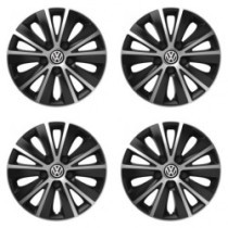 Capace pentru VW (negre) 15 RAPIDE argintiu și negru