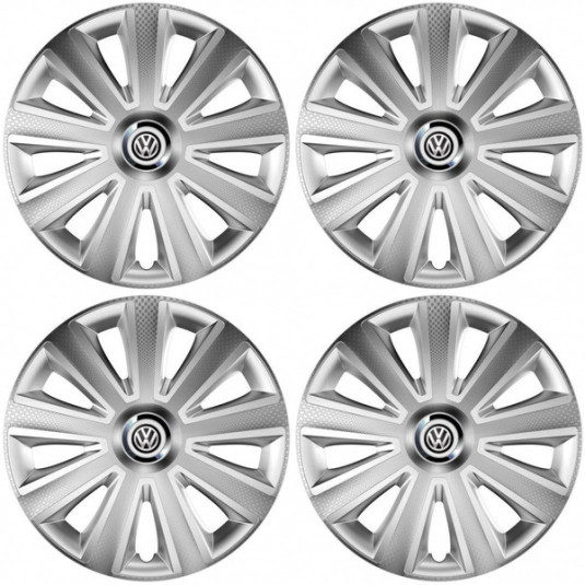 Capace pentru VW (negre) 16 Aviator carbon RC 16 silver