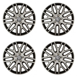 Capace pentru VW (negre) 16 Dakar NC silver and black