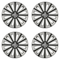 Capace roată pentru VW (negre) 16 TREND RC double colour