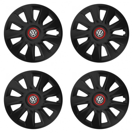 Capacele pentru VW (negru) 16 STRATOS RR black