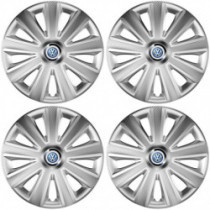 Capace pentru VW (albastru) 14 Aviator carbon RC silver