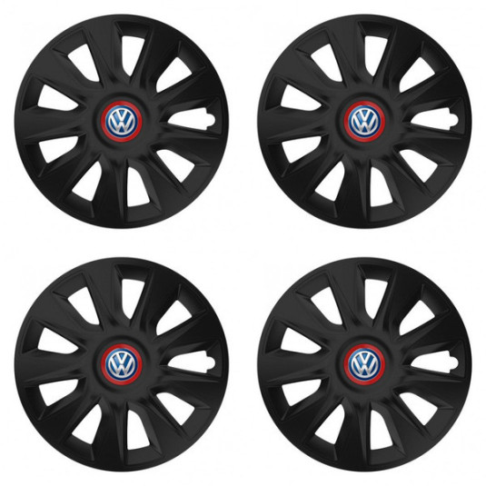 Capace roți pentru VW (albastru) 14 STRATOS RR black