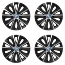 Capace pentru VW (albastru) 14 RAPIDE argint și negru