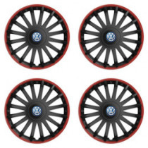 Capace pentru VW (albastru) 15 CRYSTAL RO black