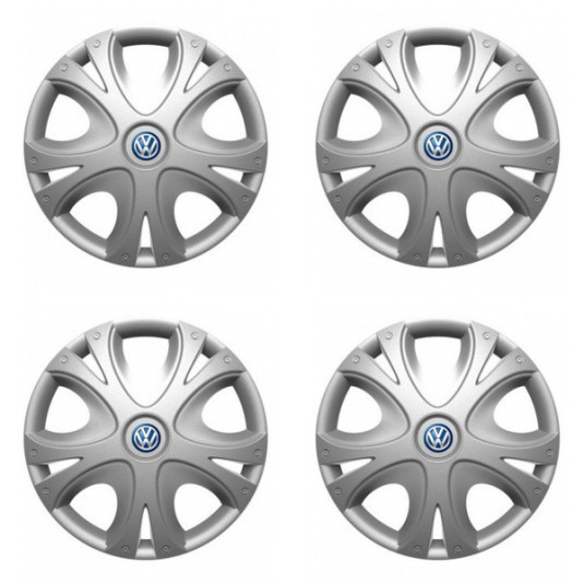 Capacele roților pentru VW (albastru) 15 DYNAMIC