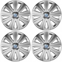 Capace de roți pentru VW (albastru) 16 Aviator carbon RC 16 silver