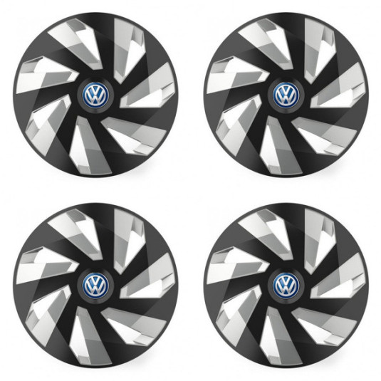 Capacele pentru VW (albastru) 16 Vector RC black and silver