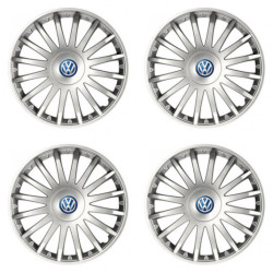 Capace de roată pentru VW (albastru) 16 CRYSTAL argintiu