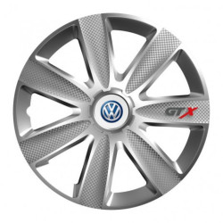 Capace pentru VW (albastru) 16 GTX CARBON silver