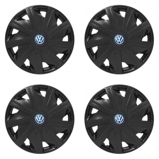 Capace de roată pentru VW (albastru) pentru furgonetă 16 Craft black