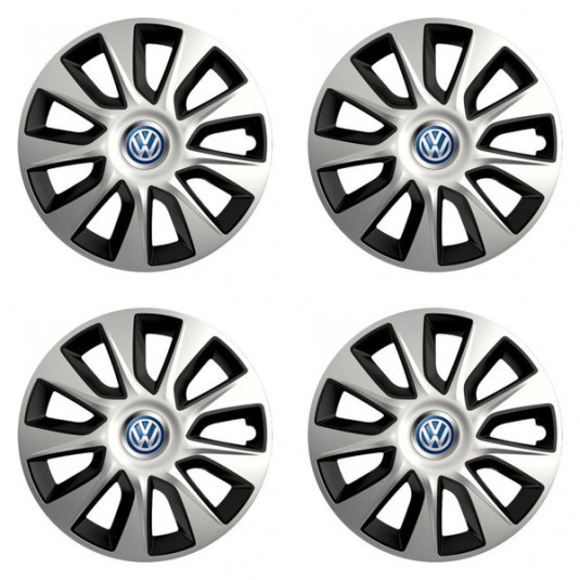 Capacele roţilor pentru VW (albastru) 17 STRATOS culoare dublă
