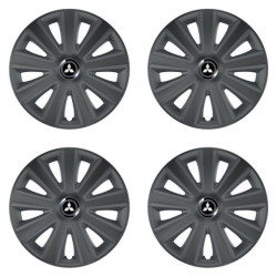 Capace pentru Mitsubishi (argintii) 14 Aviator carbon RC grafit