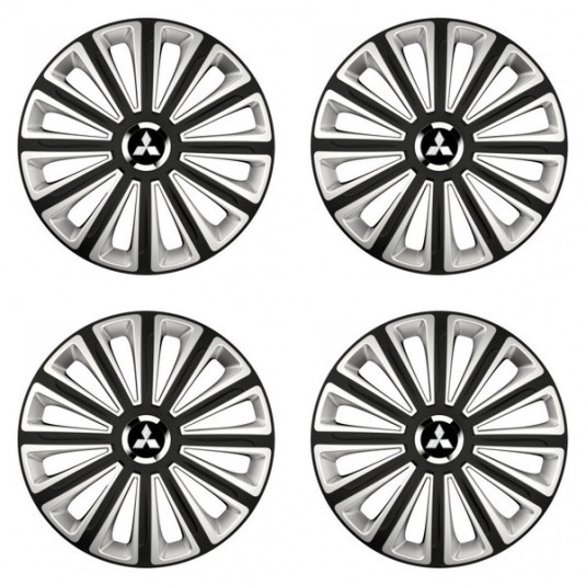 Capace pentru Mitsubishi (argintii) 14 TREND RC double colour