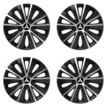 Capace pentru Mitsubishi (argintiu) 14 RAPIDE silver and black