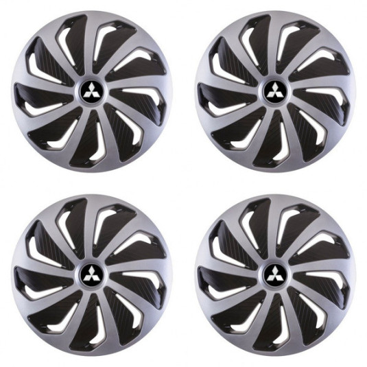 Capace pentru Mitsubishi (argintii) 15 WIND SB