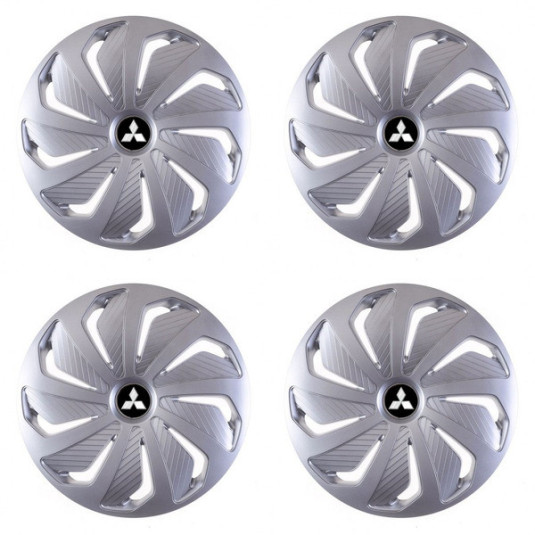 Capacele pentru Mitsubishi (argintiu) 15 WIND RC SI