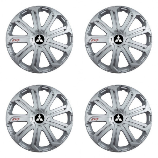Capace pentru Mitsubishi (argintii) 15 Evo silver