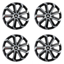 Capace pentru Mitsubishi (argintiu) 15 Evo black&silver
